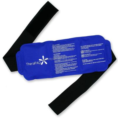 China Adjustable PVC+CMC Medical Therapy Gel Ice Pack Cooling Strap for Hot and Cold Packed Injury for sale