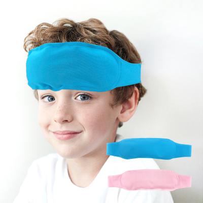 China Hot Cold Pack With Reusable Gel Bead Kids Fever Relief Therapy Gel Beads Headband Hot Cold Pack Ice Cooling Headwrap for sale