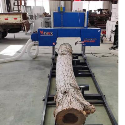 China Horizontal High Quality Small Electric Portable Bandsaw Sawmill Circular Sawmill for sale