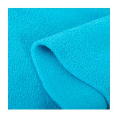 China Anti-pilling tweezijdig geborsteld Polar Fleece Stof voor 250GSM Plain Dye Winterjas Te koop