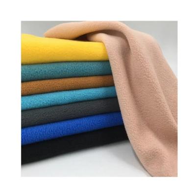 China Tejido para revestimiento de abrigos de invierno 150d*144f Tejido de micro fleece de peso medio y antipilling en venta