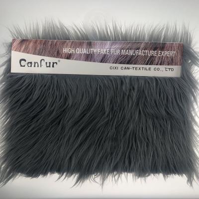 Chine Tissu de fourrure artificielle de luxe sur mesure à longue pile de 1200 g/m2 à vendre