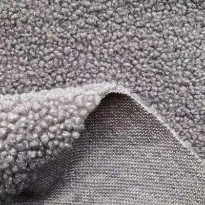 China 100% Polyester White Fake Real Sherpa Plush Fleece Fabric for Winter Accessories for sale