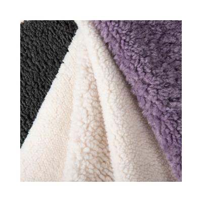 Китай Популярный дизайн Hometextile SOLIDS Узоры полиэстерная шерстяная ткань для одежды и дивана продается