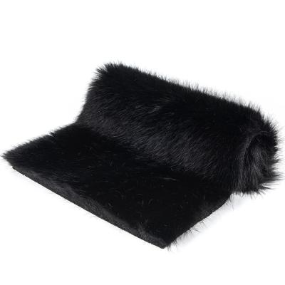 China ODM Soft Artificial Fox Fur Fabric for Lady Coats and Jackets in 58/60