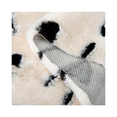 Κίνα FDY Εκτύπωση για ενδύματα Κατασκευή 100 Polyester Sherpa Fux Fur Warp Suede Τύπος υφάσματος προς πώληση