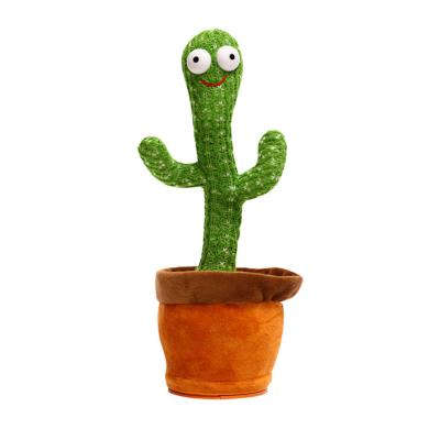 China Sing and Dance Funny Christmas Toy Gift 2021 New Sing and Dances Cactus for sale