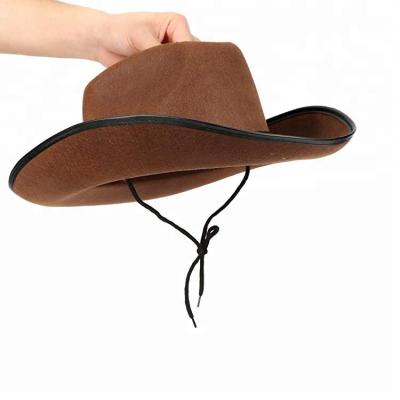 China Character Hot Selling Western Men's Straw Foam Cowboy Hat Wholesale for sale