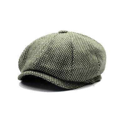 China Wholesale Retro Character Cotton Beret Casual Hat For Women Logo Ivy Cap Custom Made for sale