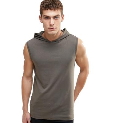 China Custom anti-shrink style hoodie camouflage bodybuilding gym singlets tank tops top cheap knitwear for men for sale