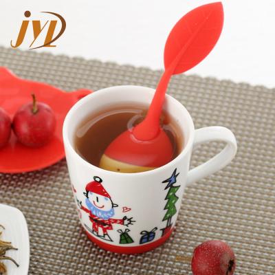 China Sustainable New Design Tea Cup Set With Strainer Or Infuser For Christmas for sale