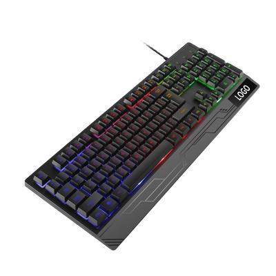 China Hot Selling Backlit Desktop PC Rainbow Laser Gaming Keyboard Mouse Combos Usb Keyboard And Mouse Set for sale