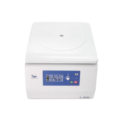 China Pantalla LED de la centrifugadora del laboratorio de la centrifugadora del laboratorio médico de Benchtop 5,000rpm (L-500) en venta