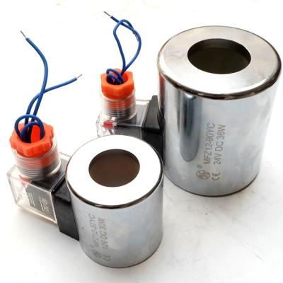 China Hydraulic Machinery MFB12-37YC 220V Solenoid Valve Coil MFZ12-37YC 24V MFZ12-90YC 24V 12 Volt Solenoid For Rexroth/Yuken Valve for sale