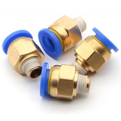 China external hotels trachea8MM 1/4PT PC8-2 wire straight through quick plug connector fast air compressor for sale