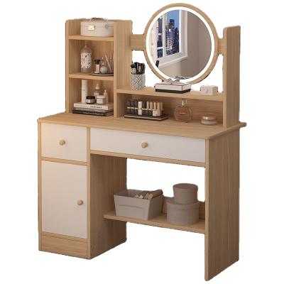 China (Other) adjustable modern dressing table with storage cabinet light luxury makeup table for sale