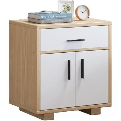 China (Other) Nordic adjustable bedroom bedside cabinet small bedside table cabinet single nightstand for sale