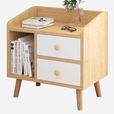 China (Other) adjustable modern bedside table for kids with drawers stand white oak color bedside table for sale