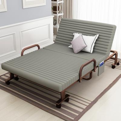 China Multifunctional Foldable Living Room Furniture Home Office Nap Comfortable Metal Adjustable Folding Dormitory Sofa Bed China for sale