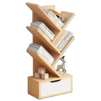 China Adjustable Home Furniture Creative Design Modern (Other) Tree Shaped Wooden Shelf for sale