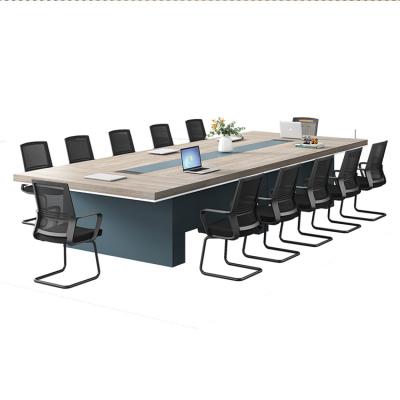 China Flexible 12 Person Office Desk Modern Office Conference Table for sale