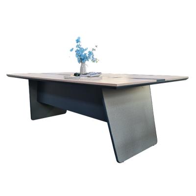 China Rectangle long office furniture meeting room table design office conference desks for sale