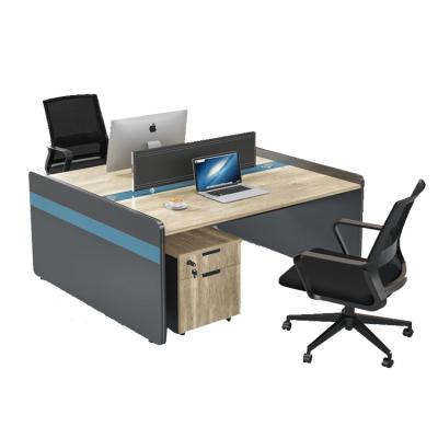 China Workstation Office Desks 2 Person Office Modern Work Station for sale