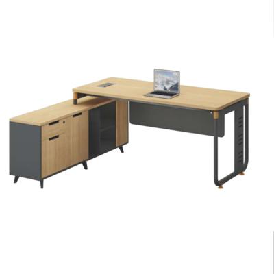 China Big Boss Table Luxury Design Home Office L Shaped Executive Desk for sale