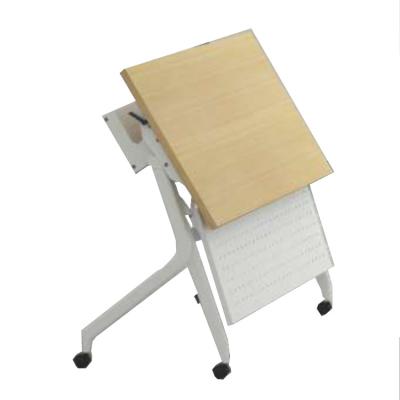 China Folding Chairs Mfc Metal Small Fold Up Training Table Desk for sale