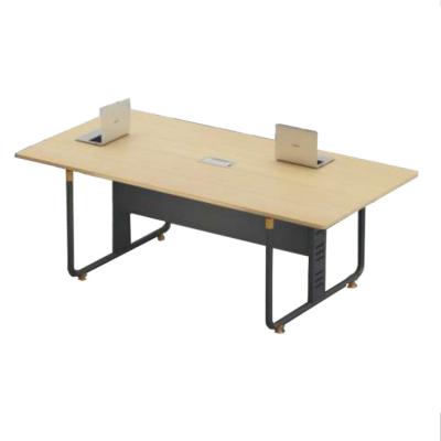 China Beech Yellow Grey White Commercial Office Furniture Conference Table for sale