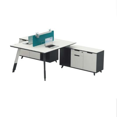 China MFC+ Metal Station Work Office Desks L Shaped Executive Desk à venda