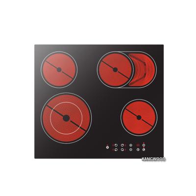 China 6600W 220V 50HZ Ceramic Electric Cooktop Outdoor 4 Burner for sale