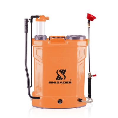 China Agriculture Blue Orange Color Electric Hand Sprayers 2 In 1 Battery Agriculture Sprayer for sale