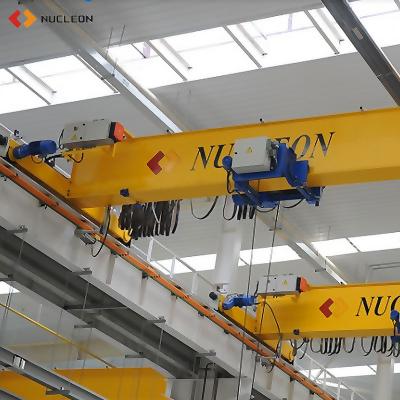 China Bridge Crane With Low Headroom Electric Raise Single Girder Bridge Crane Price for sale