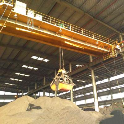 China Bridge Crane China Customized Single Girder Grapple Overhead Crane for sale