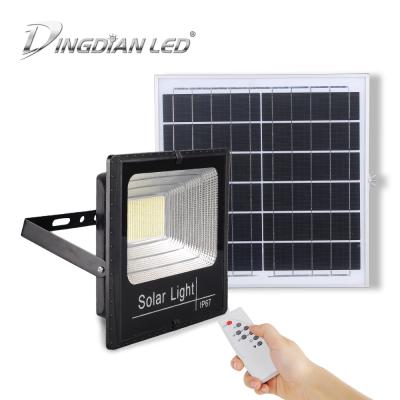 China Dingdian LED 40W Flood Light Outdoor Flood Timer Solar Battery LED Flood Light Remote Control Floodlight for sale