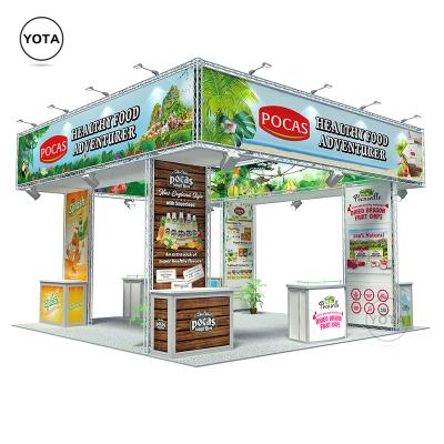 China Yes Island 20x20 Portable Truss Trade Show Exhibits For Natural Products Expo for sale