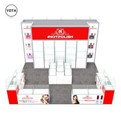 China Yes Backlit Wall Trade Show Booth Manufactured by YOTA 20ft Sound Display for sale