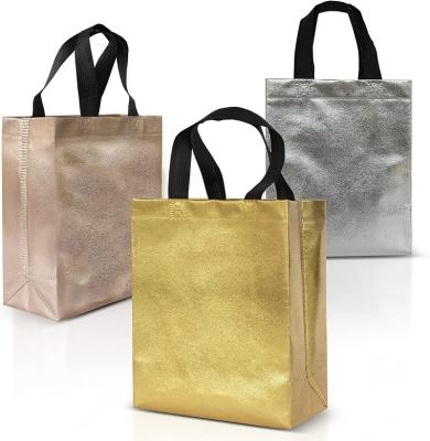 China 100% Eco-Friendly Reusable Shiny Small Gift Bags - Ideal Wedding Birthday Bags, Bachelor Party Gift Bags for sale