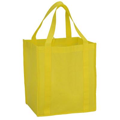 China 100% Promotional And Reusable Non Woven Grocery Shopping Bag Eco-friendly High Quality Color Logo Printed Tote Bag for sale