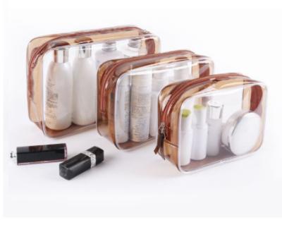 China High Quality Custom PVC Zipper Lock Custom Clear Plastic Packaging Cosmetic Bag for sale