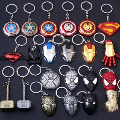 China Gift Souvenir Free Sample Movie Key Chain Fast Delivery Llaveros Marvel Keychains for sale