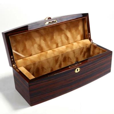 China Recyclable Luxury Custom Wooden Wine Whiskey Packaging Box For Double Bottles With Accessories Wine Storage Case for sale