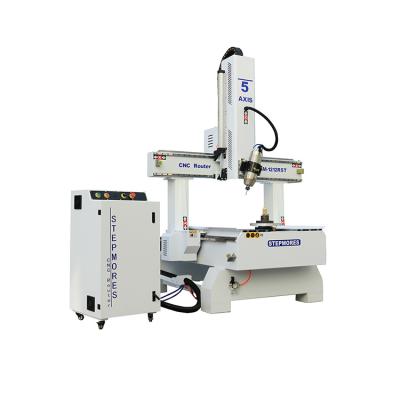 China Building Material Shops New Design Wood Router CNC Foam Mold Carving Wood CNC Router 5 Axis Router Milling Machine for sale