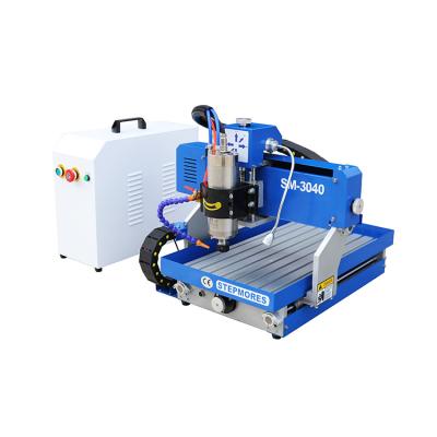 China Acrylic PVC Wood Engraving Cutting Hot Sale 3 Axis 300*400mm Mini Tabletop Desktop CNC Milling Router 3040 for sale