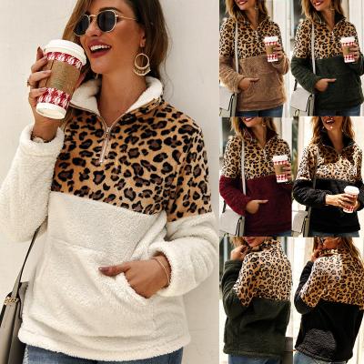 China 2022 Autumn And Winter New Products Long Sleeve Leopard Print Anti-wrinkle Sweater Top Original Design for sale