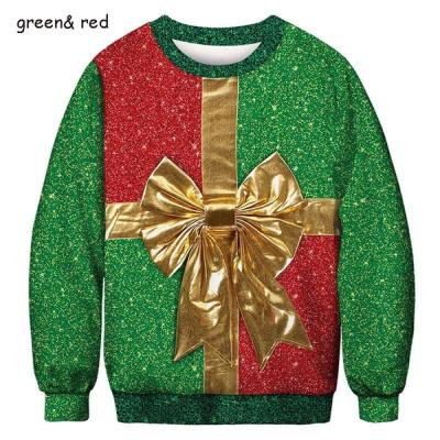 China Anti-wrinkle Dropshipping Christmas all over 3D print printing hoody sweatshirt, custom sublimation long sleeve sweaters and tank top sweatshirts for sale