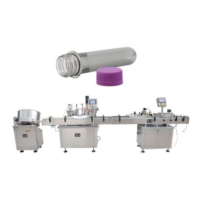 China Automatic Test Kit Tube Filling Capping Machine of Beverage Test Tube Filling Machine 5ml 10ml for sale