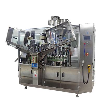 China Beverage toothpaste/toothpaste tube packaging machine/toothpaste filling machine filler for sale