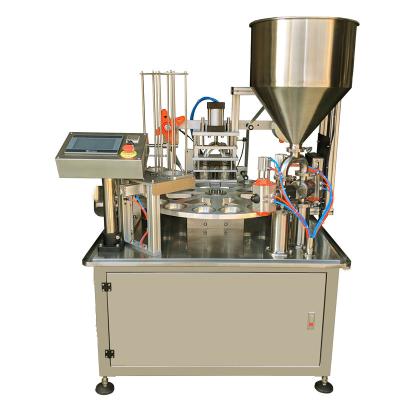 China Factory Sale Beverage Automatic Small Yogurt Cup Rotary Sauce Filling Machine for sale